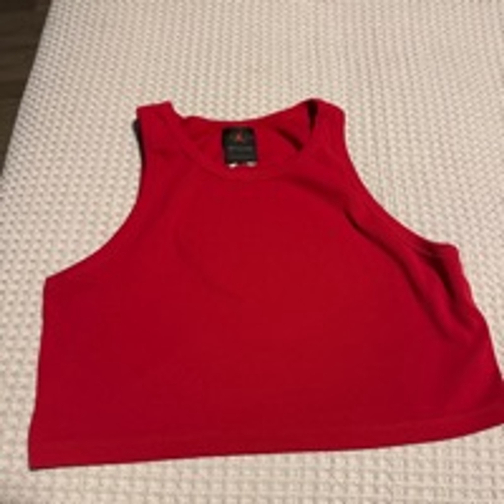 Jordan Women's Crop Top Red M